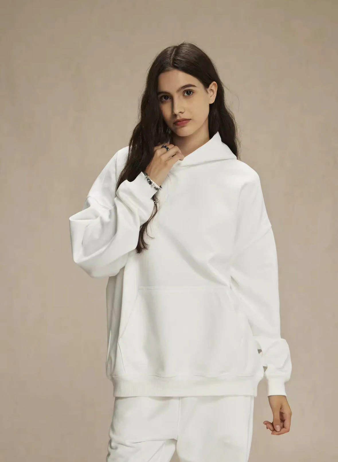 Beige Hoodie - Image 2