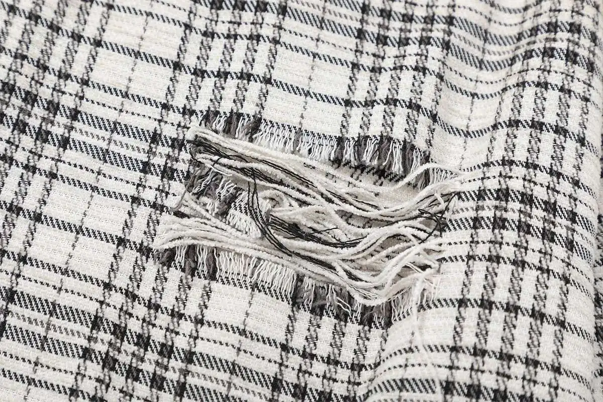 Black & White Patchwork Flannel - Image 10