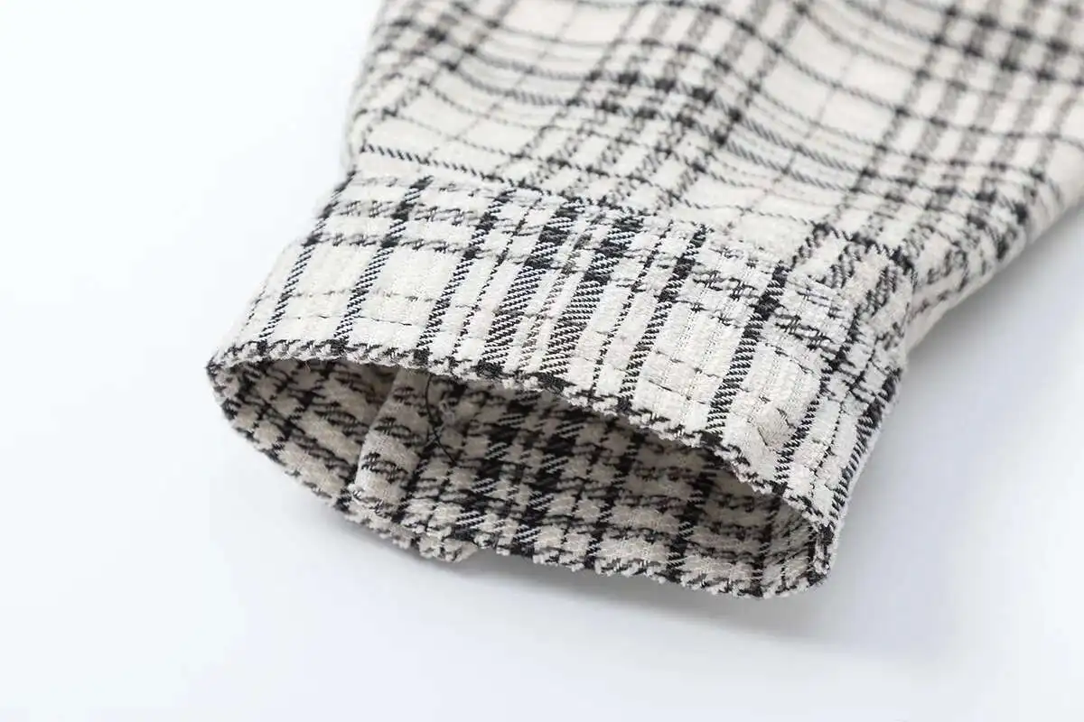 Black & White Patchwork Flannel - Image 13
