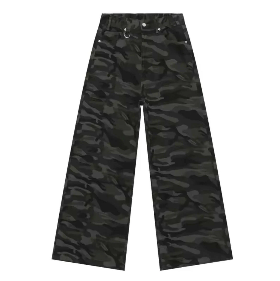 Dark Camo Baggy Jeans