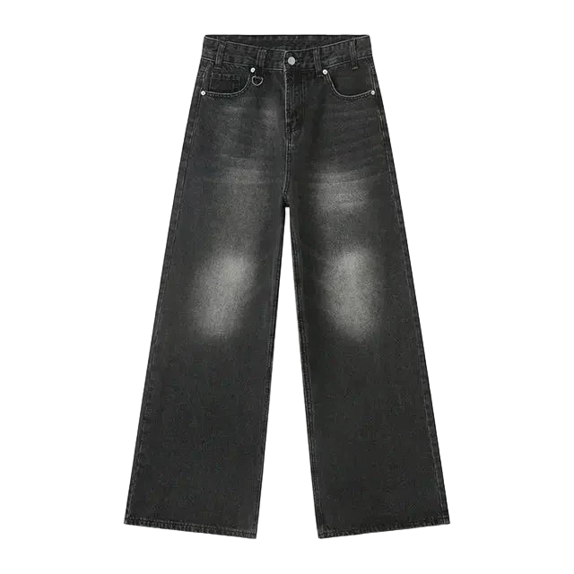 Faded Black Baggy Jeans