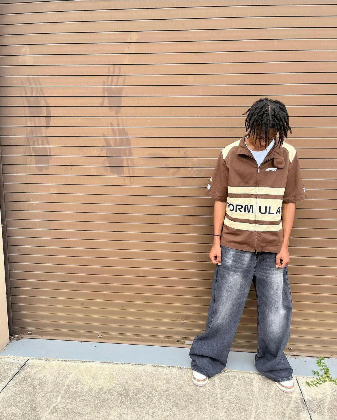 Faded Black Baggy Jeans - Image 2