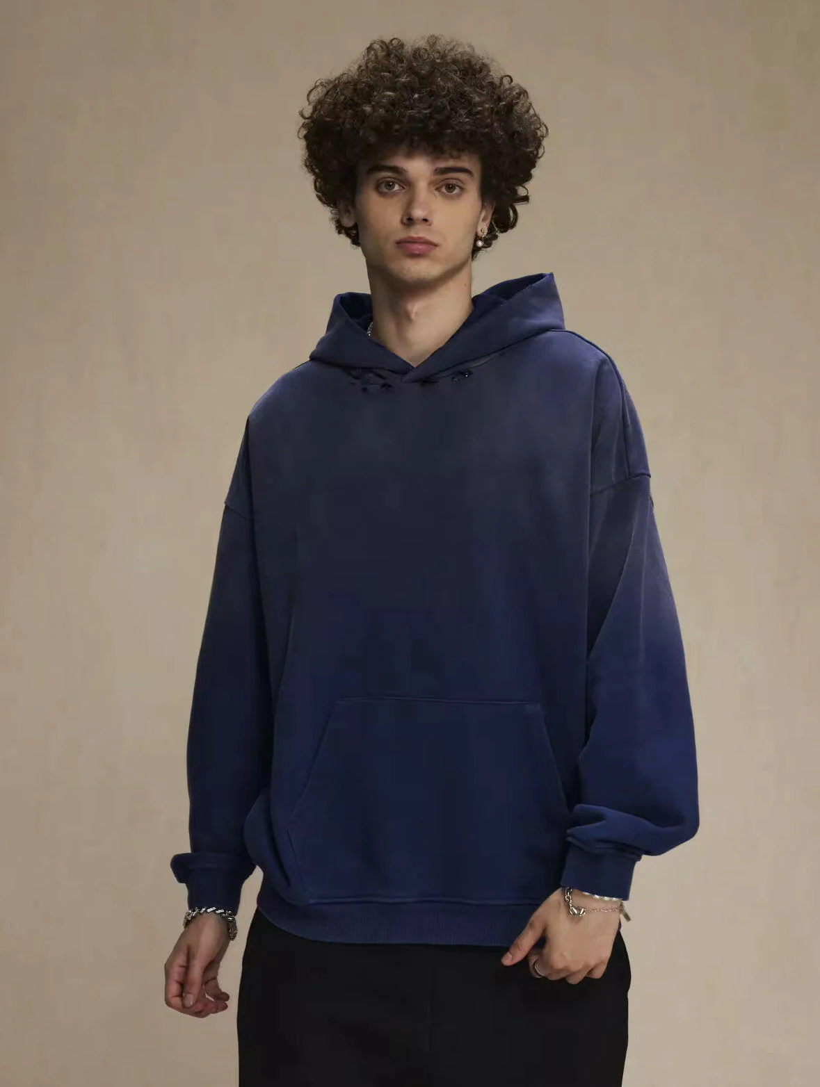 Gradient Navy Hoodie - Image 2