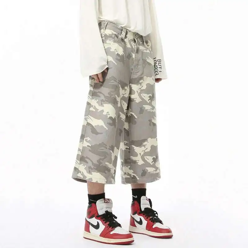 Light Camo Baggy Long Jorts - Image 3