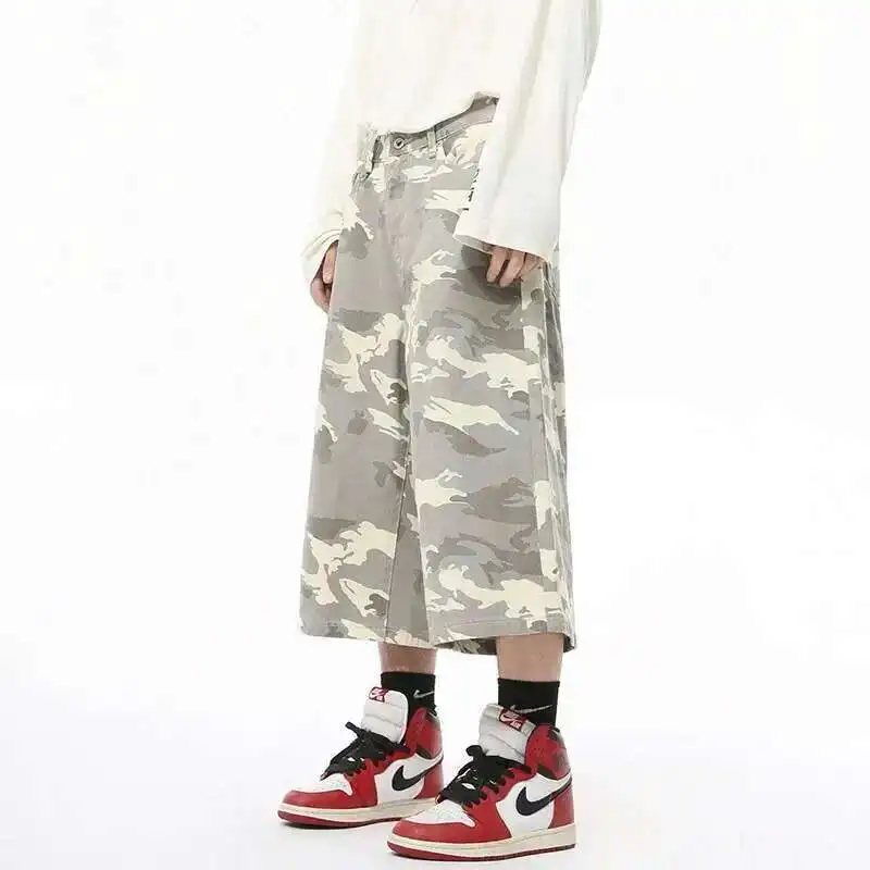 Light Camo Baggy Long Jorts - Image 4