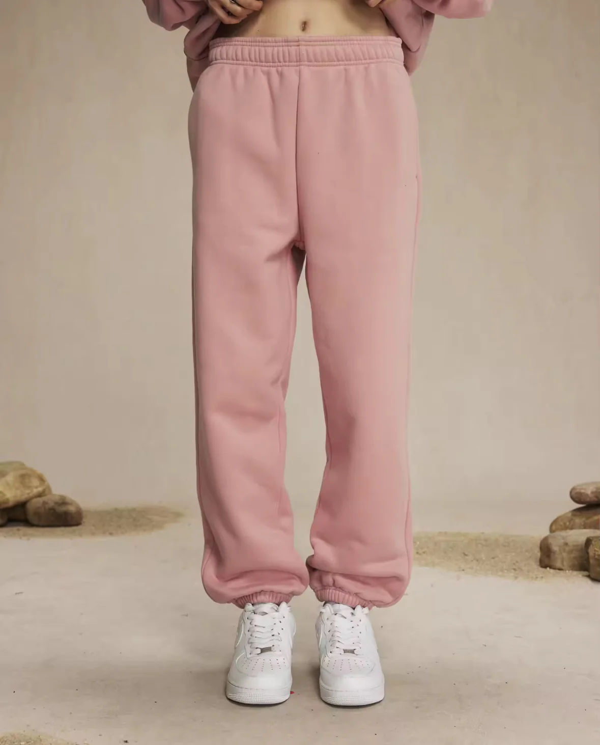 Pink Cuffed Sweatpants - Image 2