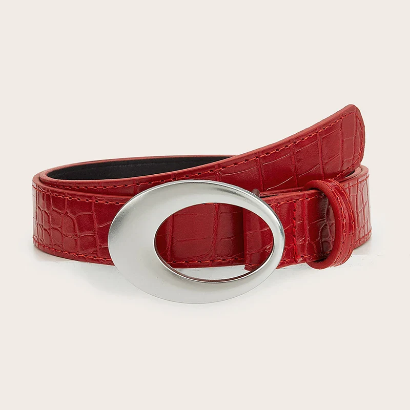 Snake Skin Oval Belt - Image 3