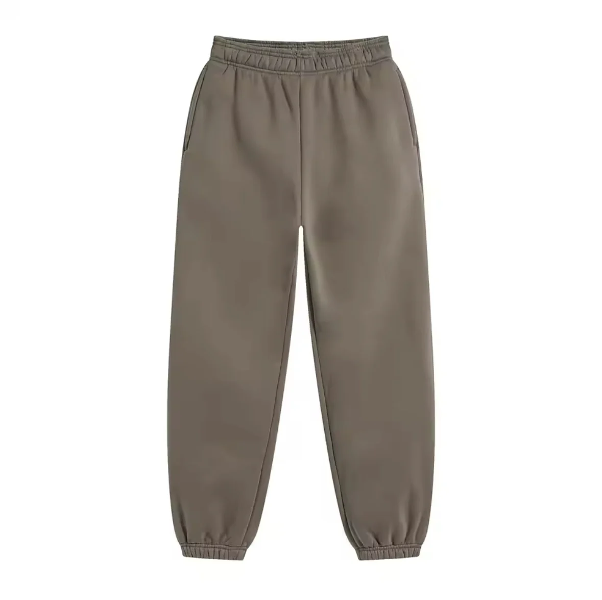 Taupe Cuffed Sweatpants