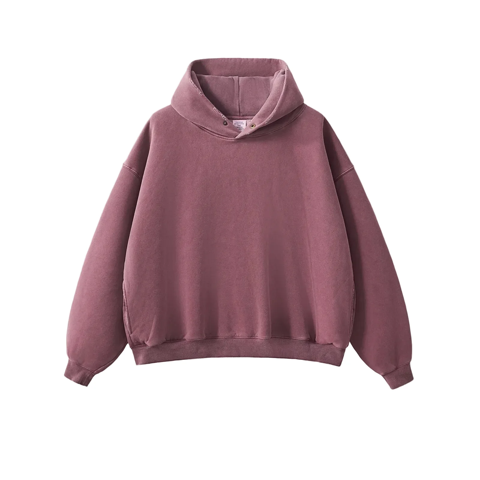 Vintage Boxy Button Hoodie - Image 11