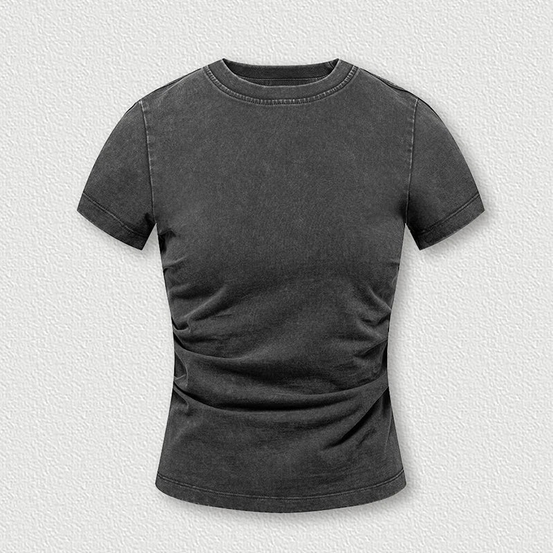 Womens Striped Short Sleeve Shirt - Image 9