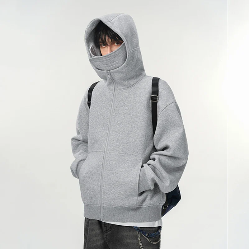 Zip Up Hoodie w/ Mask - Image 5